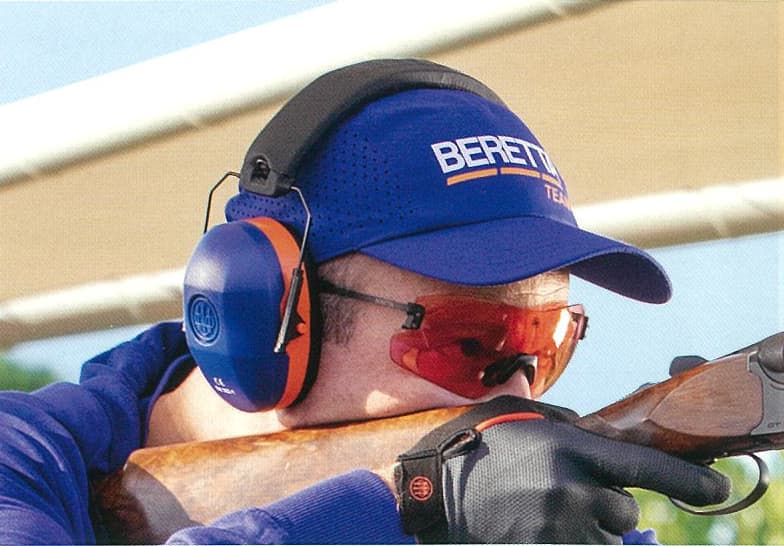 BERETTA ベレッタ シューティング グリッドシェル イヤーマフ ブルー