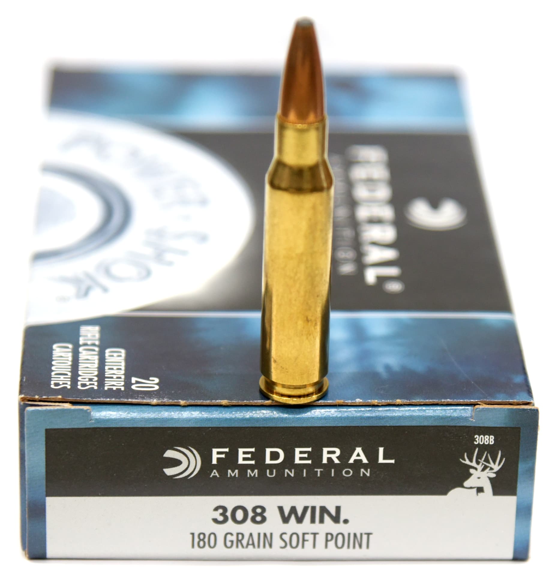 ライフル実包 FEDERAL フェデラル 308win 180 308B 20発入り