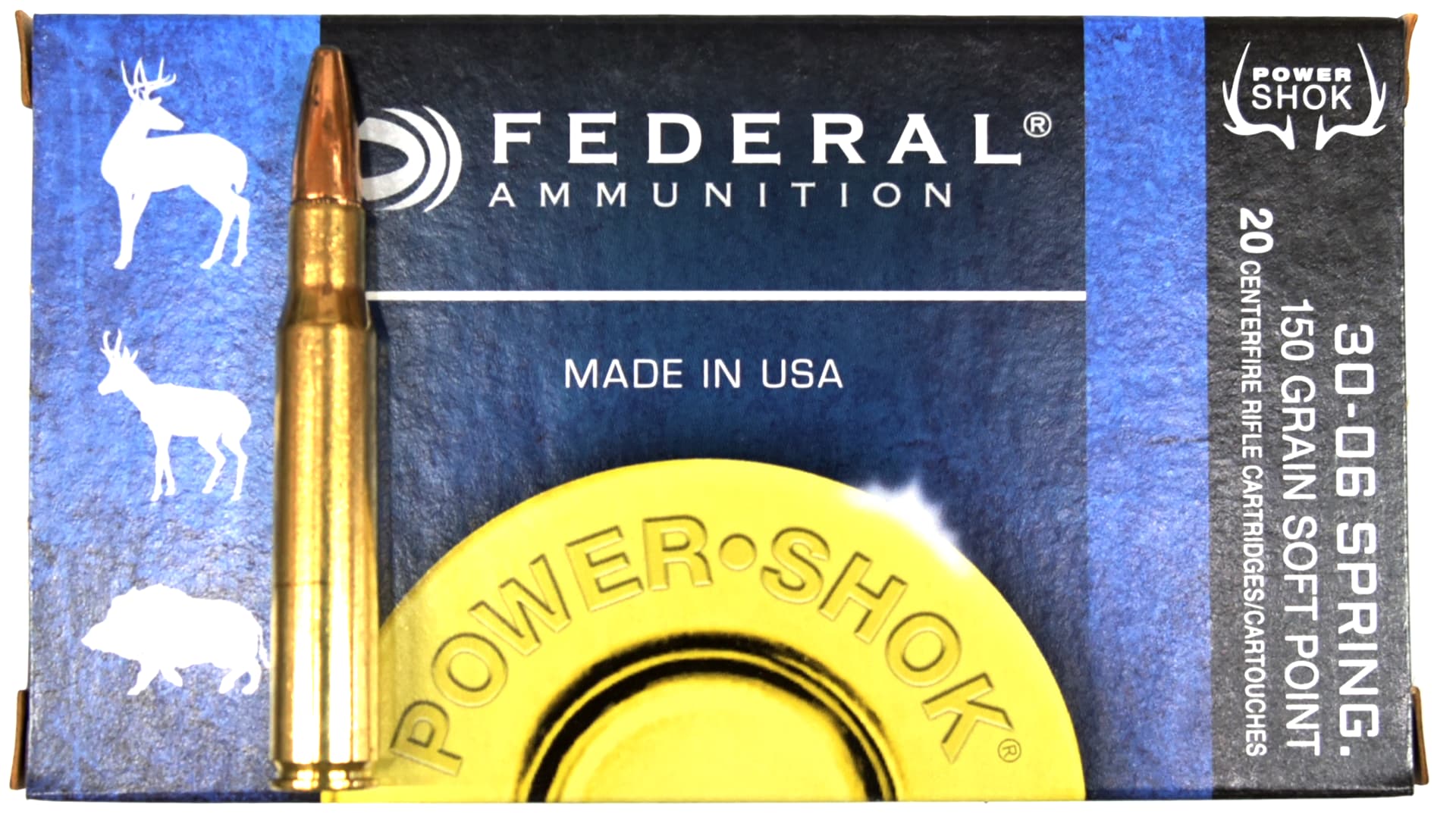 ライフル実包 FEDERAL フェデラル 30-06 180 3006B 20発入り