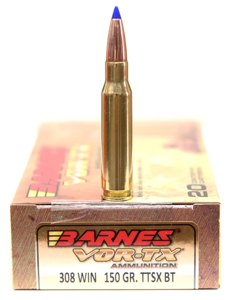 ライフル実包(銅) BARNES バーンズ 308win 150 TTSX 20発入り BB308W1
