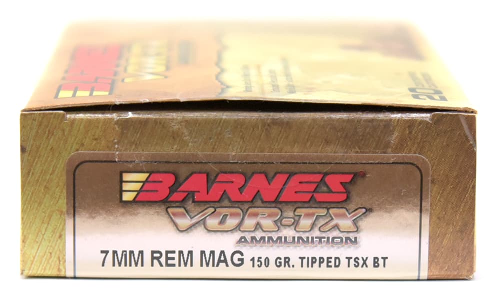 ライフル実包(銅) BARNES バーンズ 7mmRemMag 150 TTSX BB7MM3