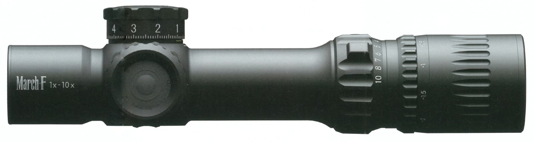 ライフルスコープ March-F マーチ-F 1x-10x24mm Shorty DR