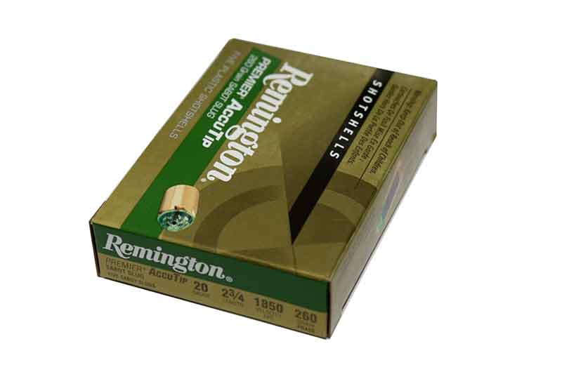 散弾実包 Remington レミントン PREMIER ACCUTIP アキュチップ 260gr 20番 サボット 5発入